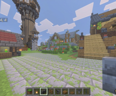 I built Doctor Monty’s house in my Minecraft village