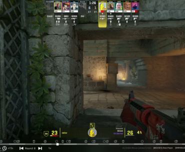 Gun falls out of Map on Ancient