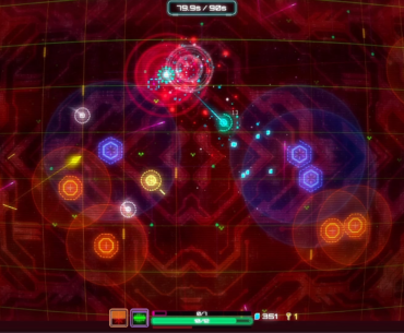 I made a demo of my cyberpunk inspired roguelite game about defending a network from attackers.