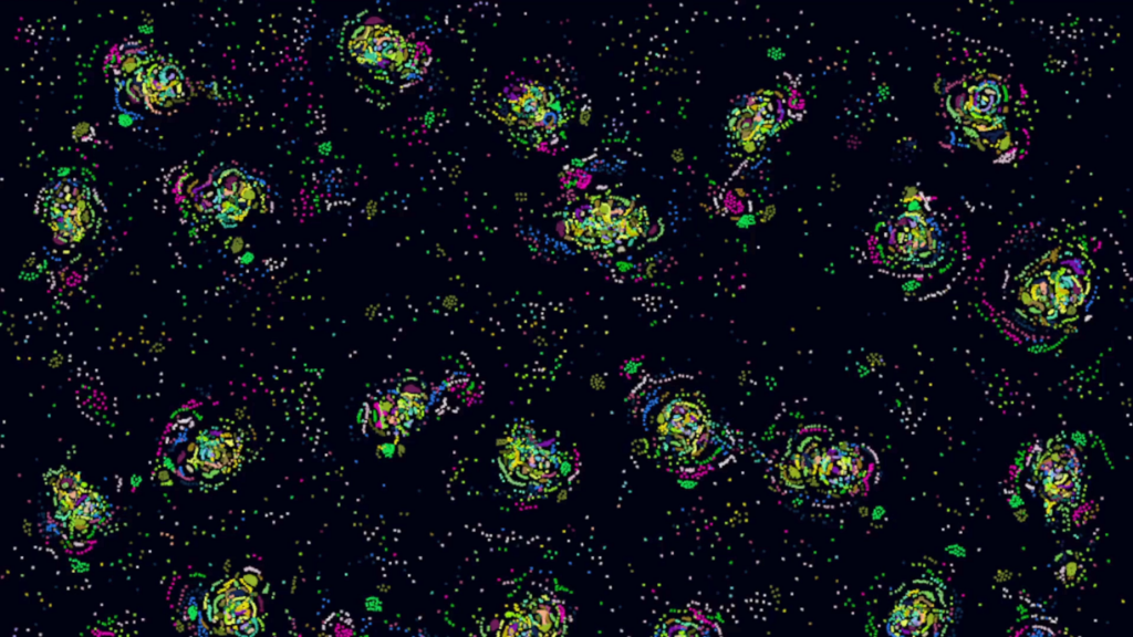 [OC] Digital organisms are growing inside this simulation