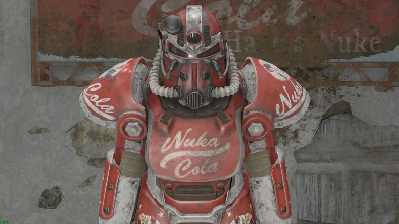Nuka-Cola power armor in 