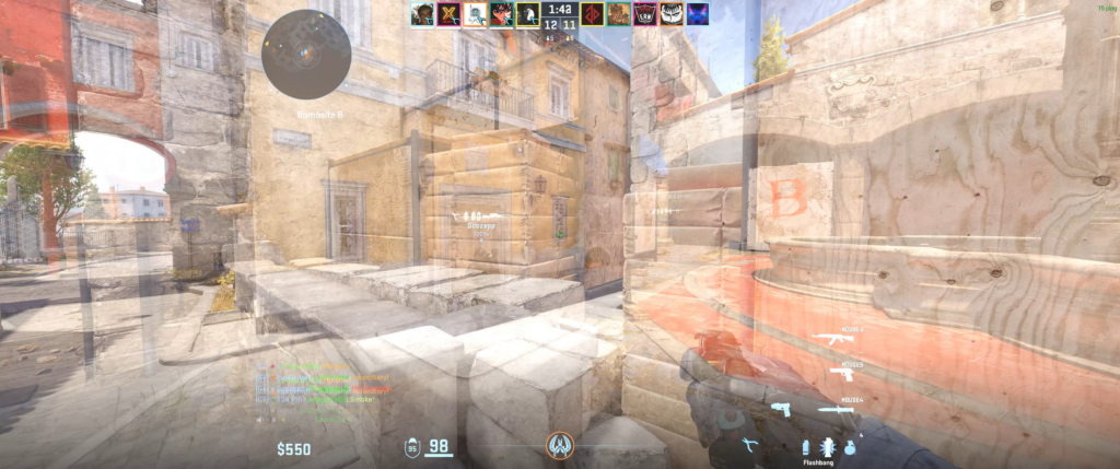 six second ace through smoke preventing overtime