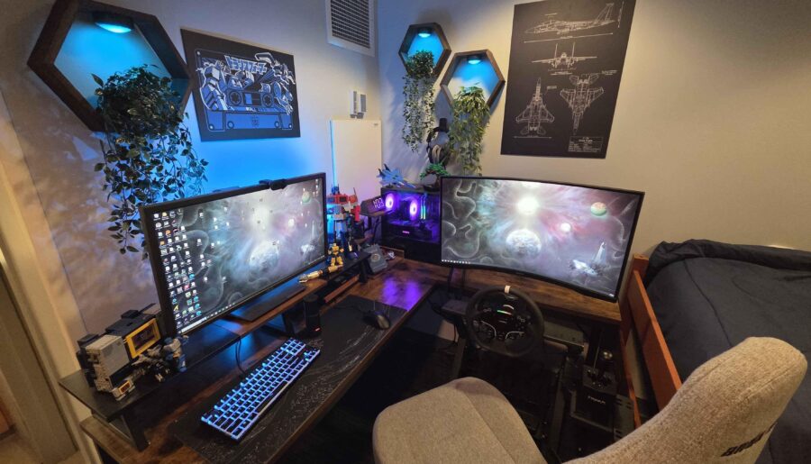 Military dorm Battlestation I can finally say I’m happy to be finished with