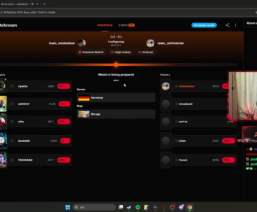 Olofmeister gets scared after matching against a team of ZywOo, m0NESY, donk, NiKo & YEKINDAR on April 1st