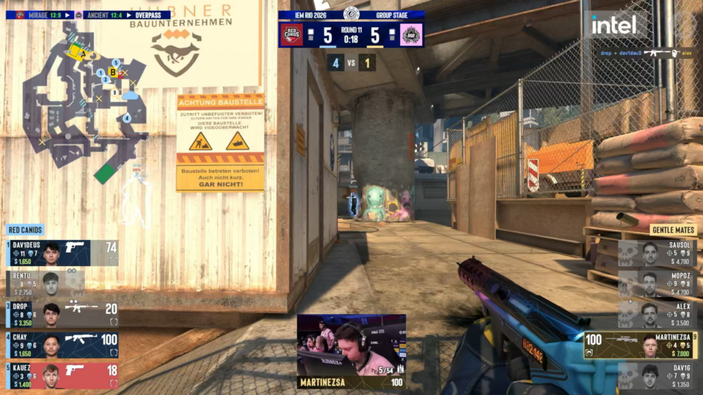 MartinezSa just had to accept his fate against Red Canids