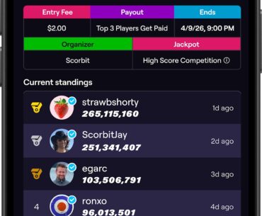 Scorbit Launches Real-Money Arcade Tournaments, Turning Pinball and Bar Games into Cash Prize Competitions