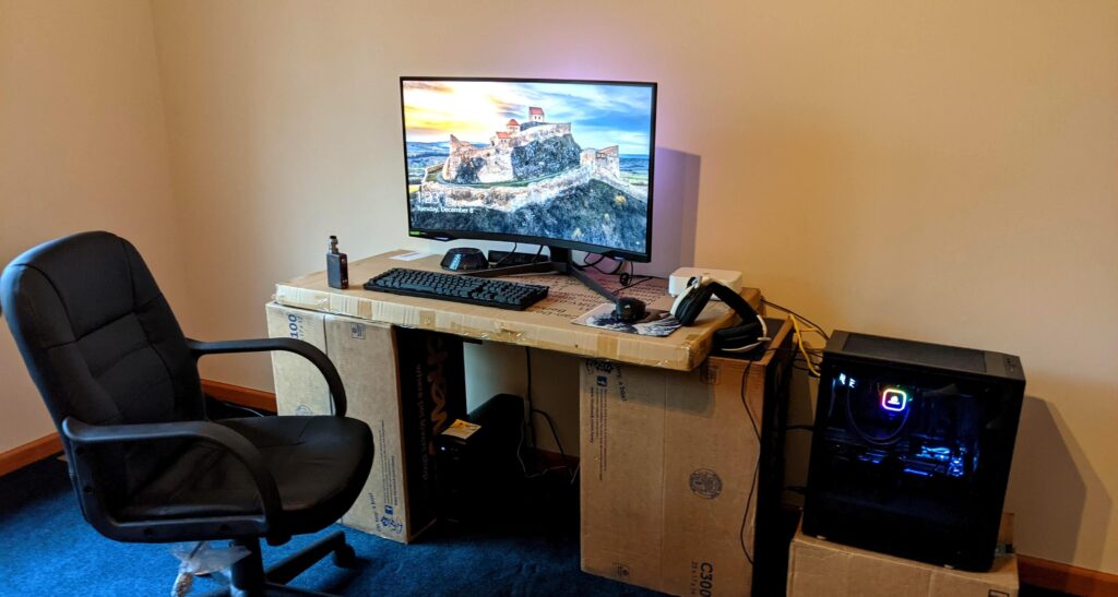 I spent all of my money on the build.