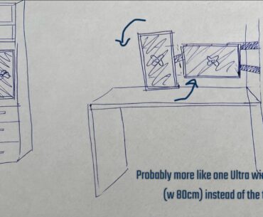 Hidden desk with pull-out monitor setup - Is this even possible?