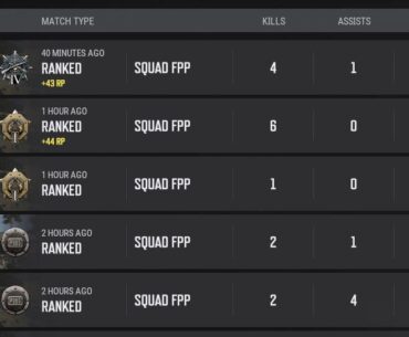 Pulled Erangel 4 out of 5 games