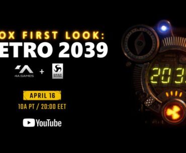 'Metro 2039' officially announced. First look to be revealed on April 16