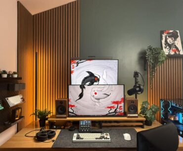 A few years of slowly refining the desk setup