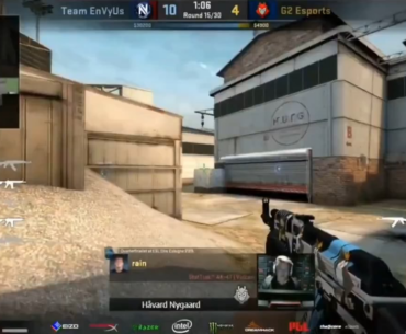 Rain 1v5 against EnVyUs on Cache (2015)