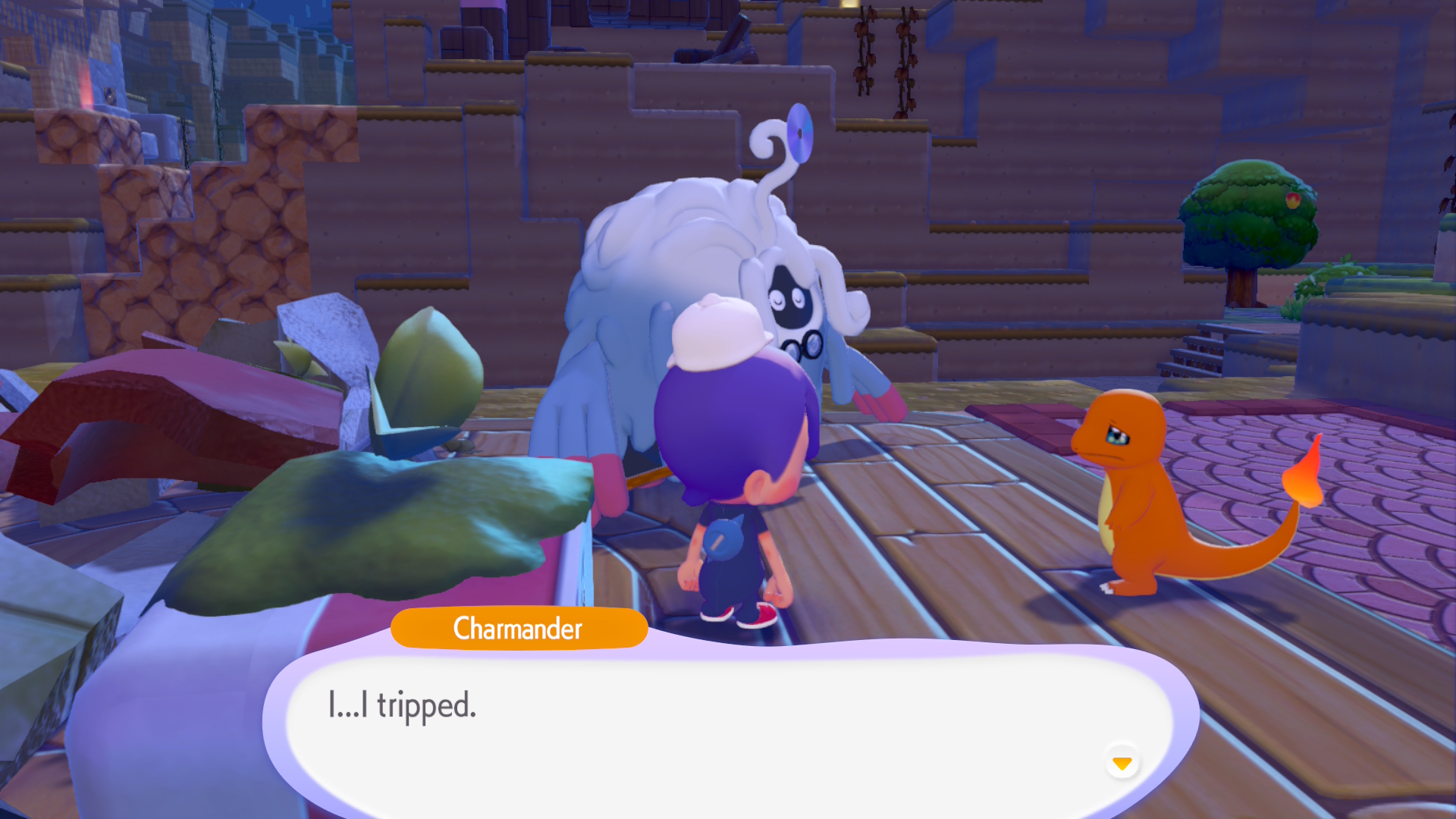 A screenshot from Pokémon Pokopia on the Nintendo Switch 2