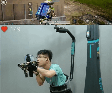 He is literally doing heavy workout really amazing