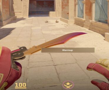 Finally landed on knife/glove combo!