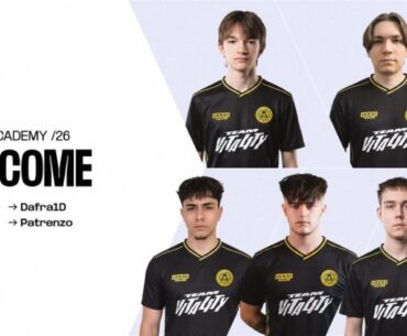 Vitality officially announce their Academy roster