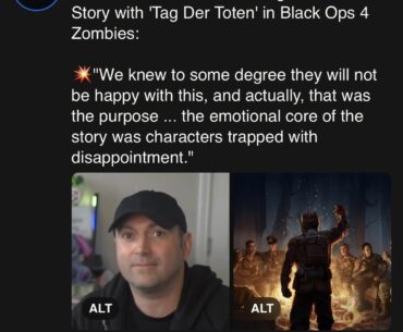 Jason Blundell on the Ending of ‘Tag Der Toten’ in BO4 Zombies.