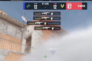 PARIVISON's voice comms during ZywOo's 1v5 at BLAST Open Rotterdam 2026