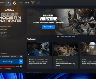 cod mw won’t update and always stuck at 85%