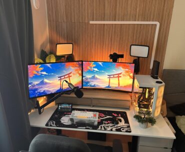 First setup, trying to make it clean, cozy, and functional. Any advice?