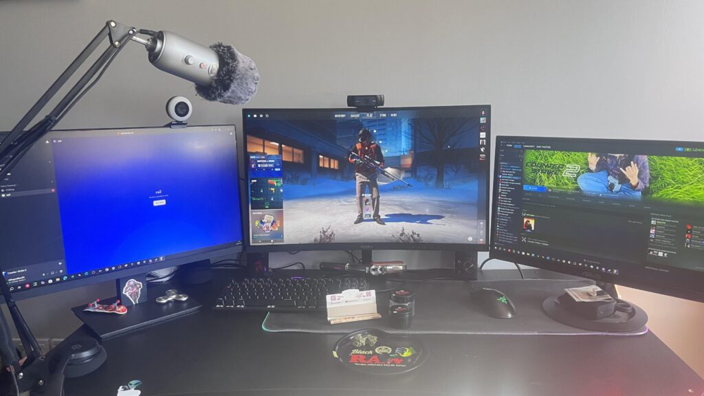 cleaned my setup a bit, ready for the sesh