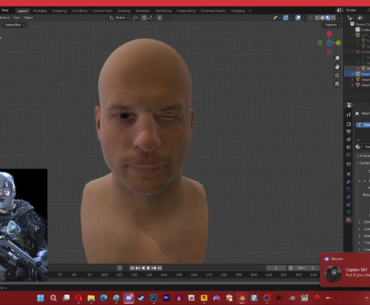 I pieced together Bale's head using two of his skins