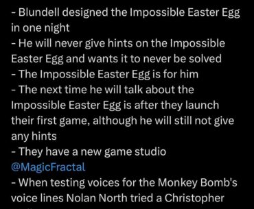 More info from JC Backfire’s stream with Jason Blundell