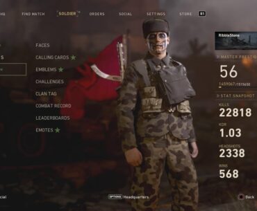 Finally got max prestige for both zombies and multiplayer