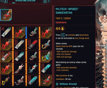 whats your favorite  implant?  mine is the sandevistan