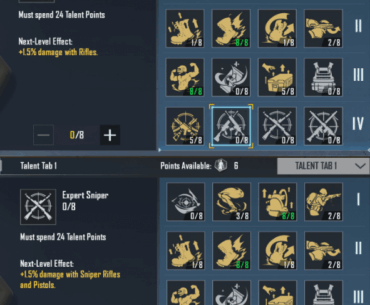 Metro royale talent tab, dmr ?
