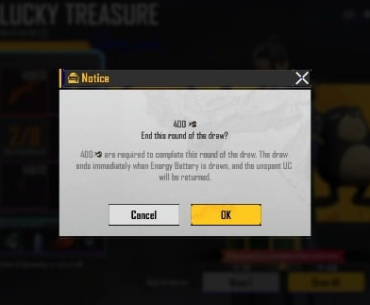 Here if proof for clearing the whole geto draw in 500 uc as people were saying edited on my previous post(screenshot)couple days ago.