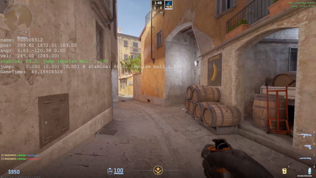 New 260 Max Speed Bug