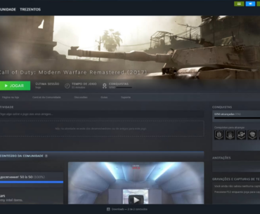 Não consigo iniciar o Call of Duty: Modern Warfare remastered 2017