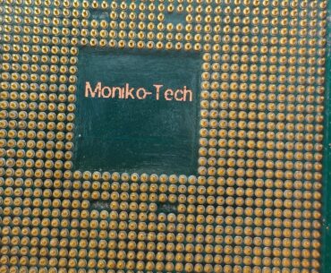 Seller laser engraved their name into my CPU