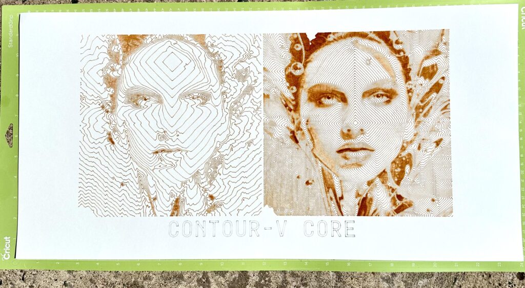 Cyberpunk style artwork , processed and pen plotted