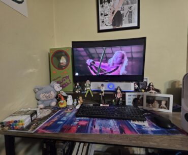 May not be an entire room,but this desk is my little slice of heaven. My getaway from reality