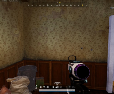 Hybrid scope on Groza for maximum sight/barrel difference