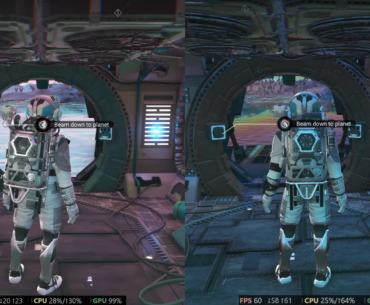 The joy of a hardware update (game: No Man's Sky)