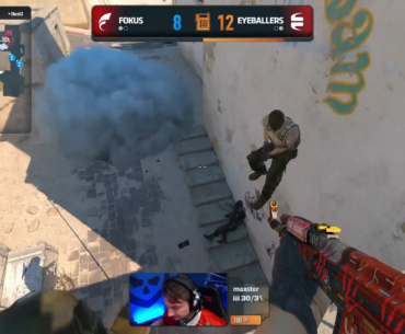 Jorko slamming the desk after being eliminated from PGL Bucharest