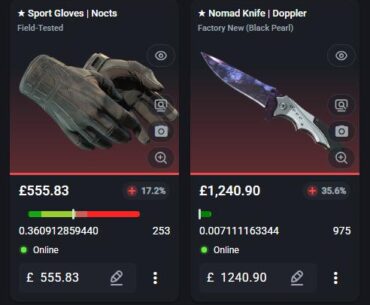 LTT Combo 15th Lowest Float Nomad BP + Max Black Left Hand Nocts