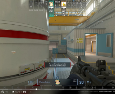 My clutch on Nuke. Teammates asked me to turn it off after this ahah