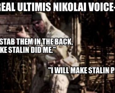 Does Ultimis Nikolai love or hate Stalin?