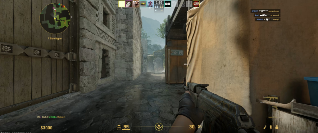 A ace by surviving my 6th ennemy. My teammate.