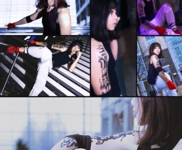 My cosplay of Faith Connors, Mirror's Edge (2008)