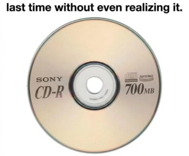 anyone remembers their last burned data?