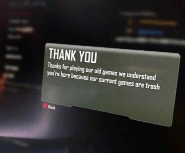 I just prestige and I got this message…unreal.