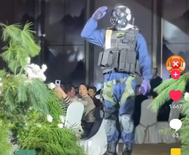 Best friend attended wedding cosplaying CT in China