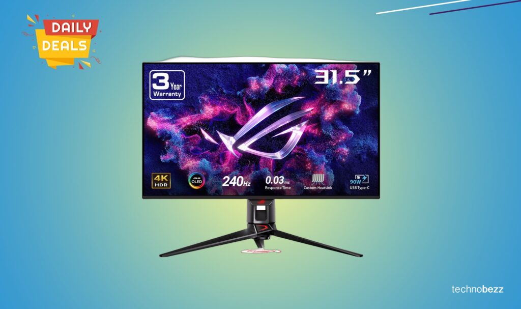 ASUS ROG Swift 32-inch 4K OLED gaming monitor drops to $945.36 Set as preferred source