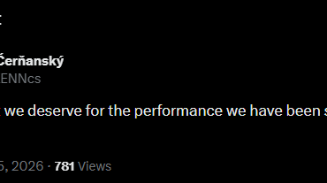 Frozen on Twitter: Exactly what we deserve for the performance we have been showing this year.