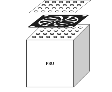 Stupid question. Why are PSU fans not assembled with repairability in mind?